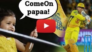 IPL 2019, CSK vs DC: Watch how Ziva cheers for her 'papa' MS Dhoni; here's the viral video