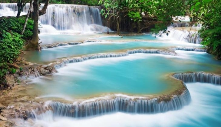 Water falls
