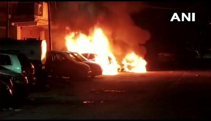 Fire in Delhi