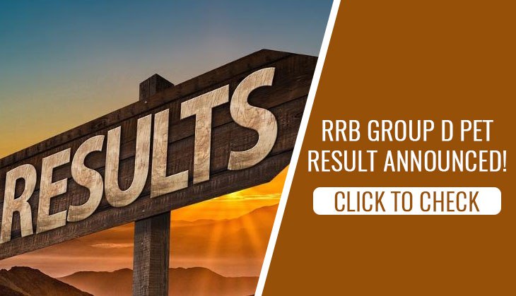 RRB Group D PET Result announced! Here are the official links to check your result for second stage exam