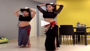 Have you seen Sana Khan's hot belly-dancing moves on 'Ang Laga De' yet? See video