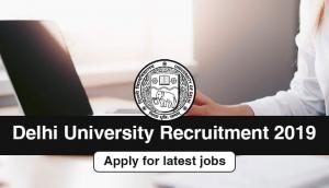 Delhi University Recruitment 2019: New jobs released for 428 Associate Professor posts; here’s how to apply