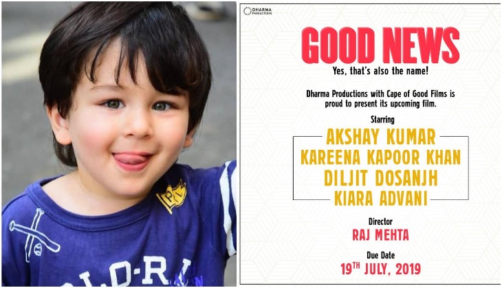 Karan Johar all set to launch Taimur in Kareena Kapoor and Akshay Kumar starrer Good News!