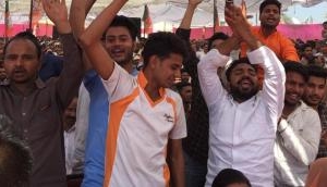 Watch: Dadri mob lynching accused cheer for CM Yogi Adityanath at Greater Noida rally