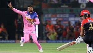 Shreyas Gopal becomes first bowler to take hat-trick in the first 5-over match in IPL history