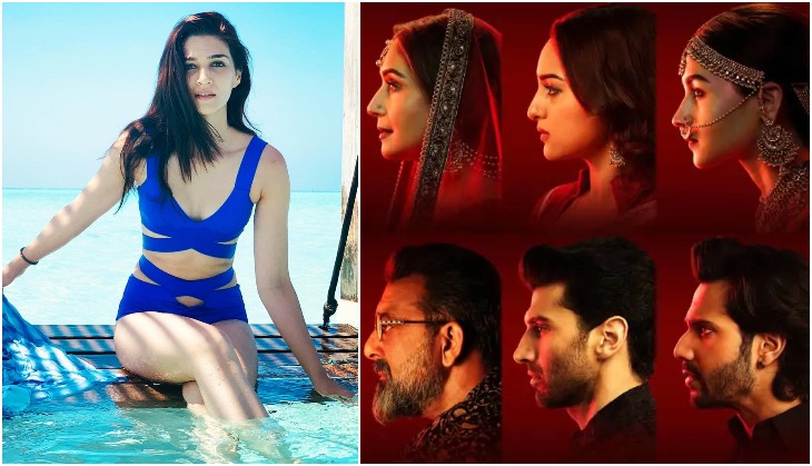 Have you noticed Kriti Sanon in Kalank Trailer featuring Varun Dhawan, Alia Bhatt, Aditya Roy Kapur, Sonakshi Sinha