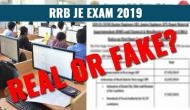 RRB JE Exam Date Notification Real or Fake? Here’s the reality behind the notification released by the Railways