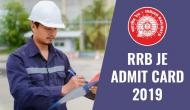 RRB JE Admit Card 2019: Get ready to download Junior Engineer hall tickets tomorrow; know at what time