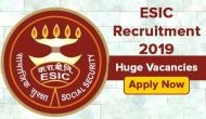 ESIC Recruitment 2019: Apply for over 2,000 posts begins; check out region-wise vacancies