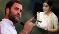 Sushma Swaraj to Rahul Gandhi: Hurt by your comments on LK Advani, maintain some decorum