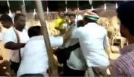 Watch: TN Congress workers thrash journalist for clicking pictures of empty chairs at party meeting