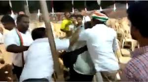 Congress workers thrash photojournalists for clicking empty chairs at Tamil Nadu rally