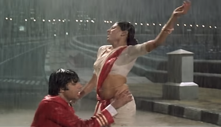 Amitabh Bachchan and Smita patil