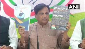 Congress's Ahmed Patel: BJP should issue 'maafi patra' instead of 'Sankalp patra' 