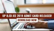 UP B.Ed JEE 2019 admit card released! These important points should be checked after downloading hall ticket