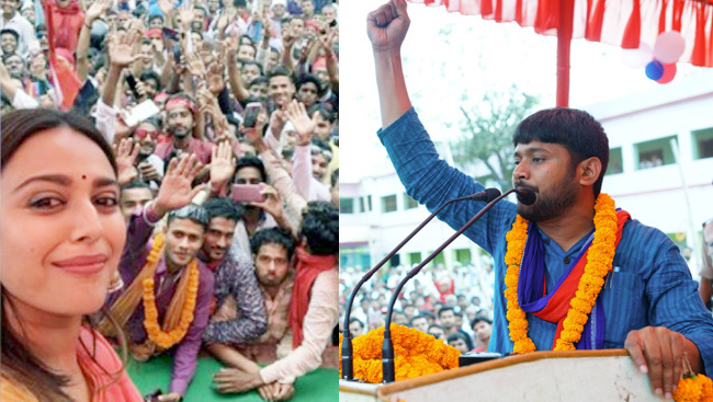 Swara Bhaskar campaigns for Kanhaiya Kumar on her Birthday; shares a special message