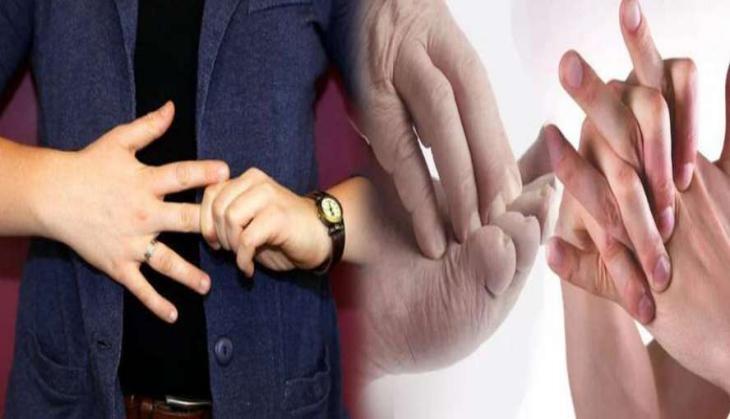 cracking knuckles