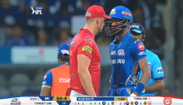 watch hardik pandya and hardus viljoen s staredown battle check out who wins catch news catch news