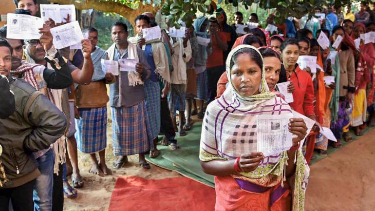 Lok Sabha Elections 2019: Voters turn up in large numbers in Naxal hit Bastar constituency in Chhattisgarh