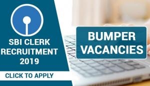 SBI Clerk Recruitment 2019: Huge vacancies out for over 8000 posts; apply now