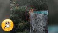 OMG! Man clicks dangerous picture with bikini-clad girlfriend in an infinity pool; here’s couple's hair-raising post