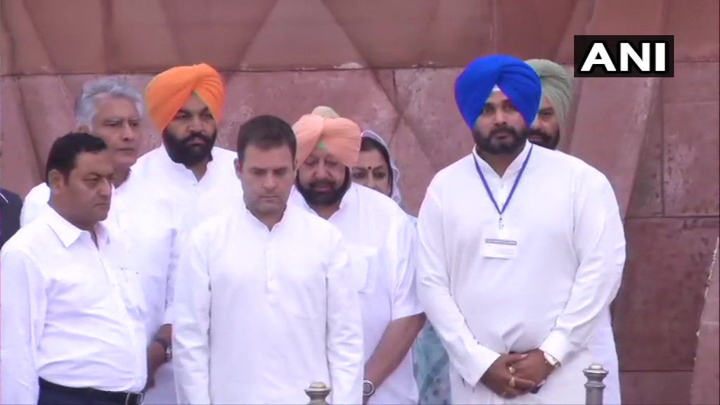 Jallianwala Bagh massacre centenary: Rahul Gandhi, CM Amarinder Singh pay floral tributes
