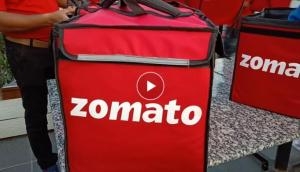 Check how Zomato delivery boys standing in a long queue outside restaurant to collect orders of biryani; pic will blow away your mind!