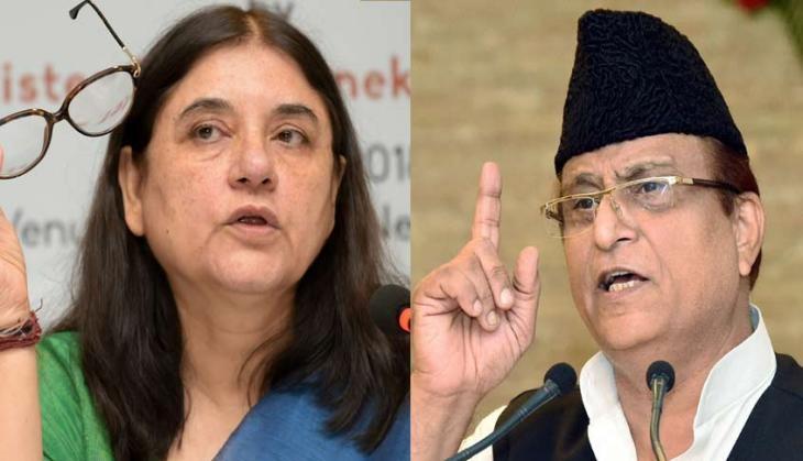 Maneka Gandhi and Azam Khan