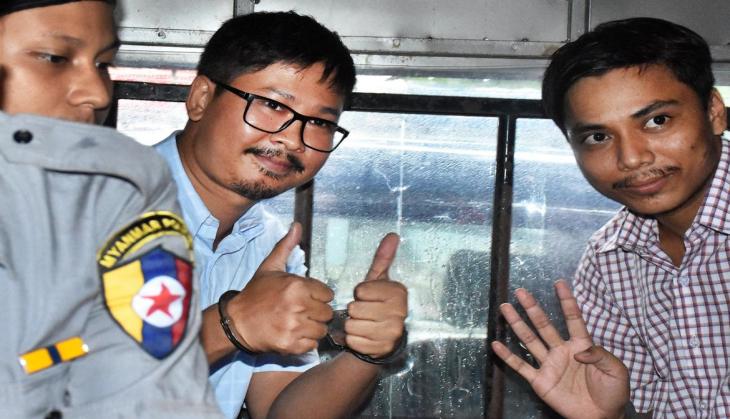 Jailed Reuters journalists win Pulitzer for Rohingya report
