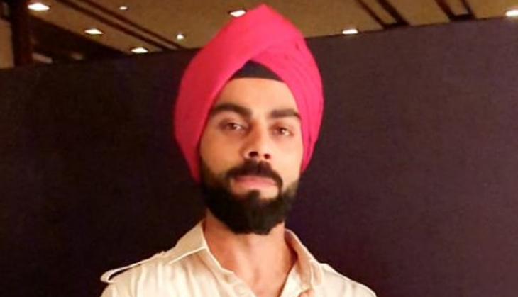 Virat Kohli looks unrecognizable after he sports turban with long kurta; see pic