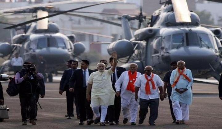 Election Commission suspends poll officer for checking PM Modi's helicopter