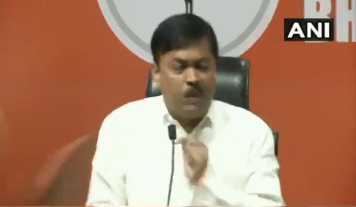 Watch: Man hurls shoe at BJP spokesperson GVL Narasihma Rao during press conference