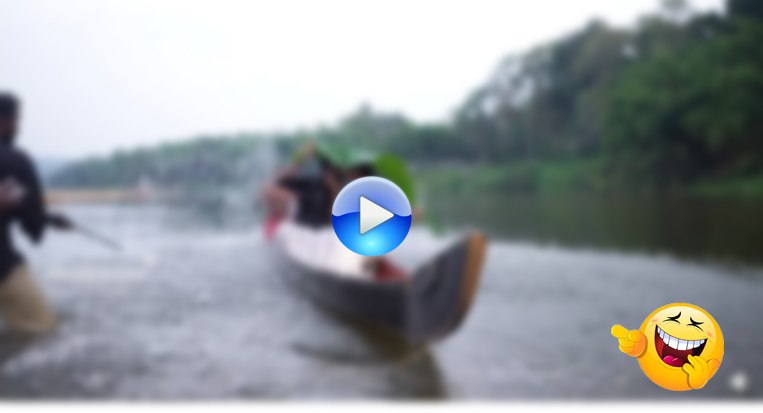 Oh no! Couple falls into river while trying to kiss on a canoe; here’s the hilarious video