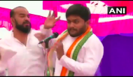 Hardik Patel slapped during rally in Surendranagar