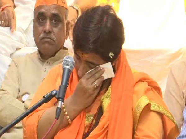 Sadhvi Pragya justifies her candidature from Bhopal, breaks down alleging 'torture' in jail