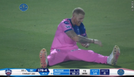 Watch: Ben Stokes and Stuart Binny in a fielding comedy that turns horror for Rajasthan Royals