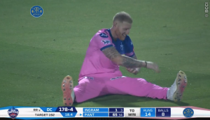 Watch: Ben Stokes and Stuart Binny in a fielding comedy that turns horror for Rajasthan Royals