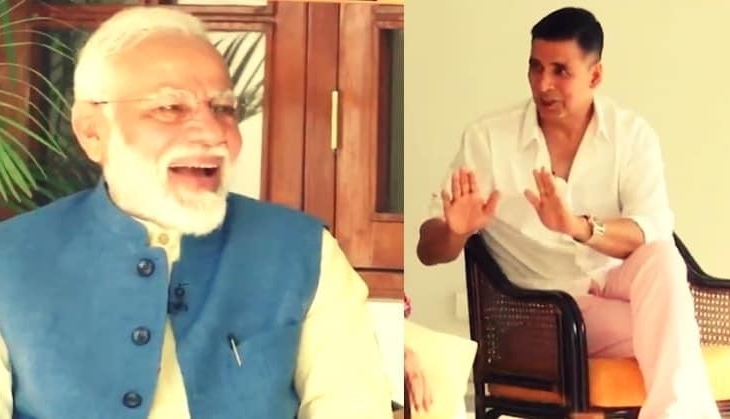 PM Narendra Modi and Akshay Kumar