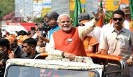 Show of strength: PM Modi's mega roadshow in Varanasi; to file nomination on April 26