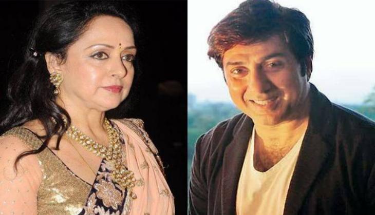 Hema Malini and Sunny Deol