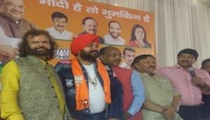 Singer Daler Mehndi joins BJP in presence of Manoj Tiwari and Hans Raj Hans