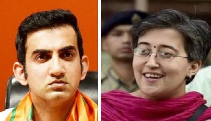 Gautam Gambhhir Aatishi Merlana