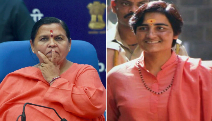 Uma Bharti and Sadhvi Pragya