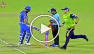 Watch: Rohit Sharma displays unruly behaviour, breaks stumps after given out in IPL