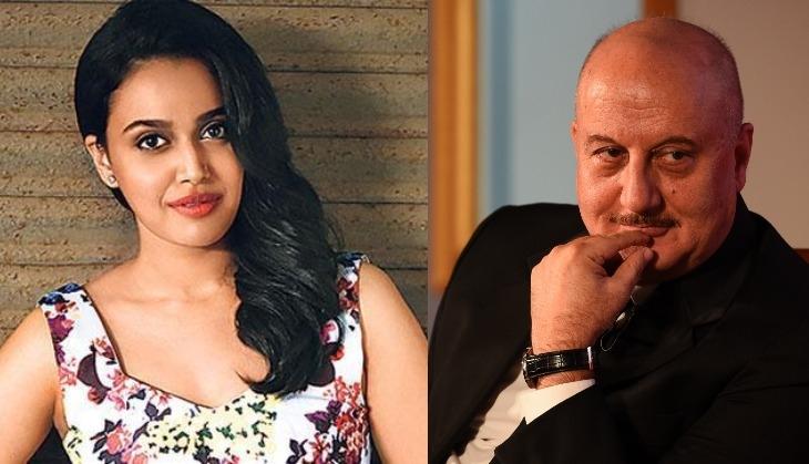 Swara Bhaskar and Anupam Kher