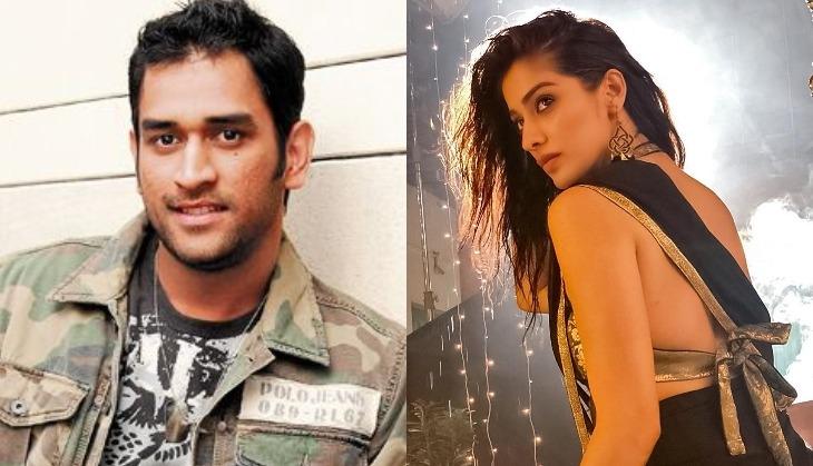 MS Dhoni and Raai Laxmi