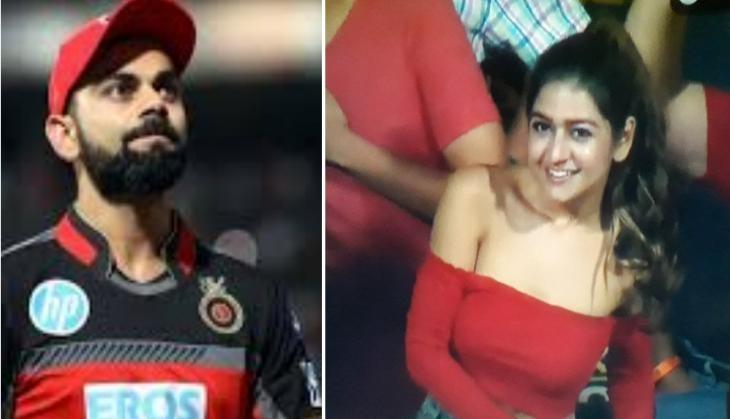 RCB lady Fan Steal the Show