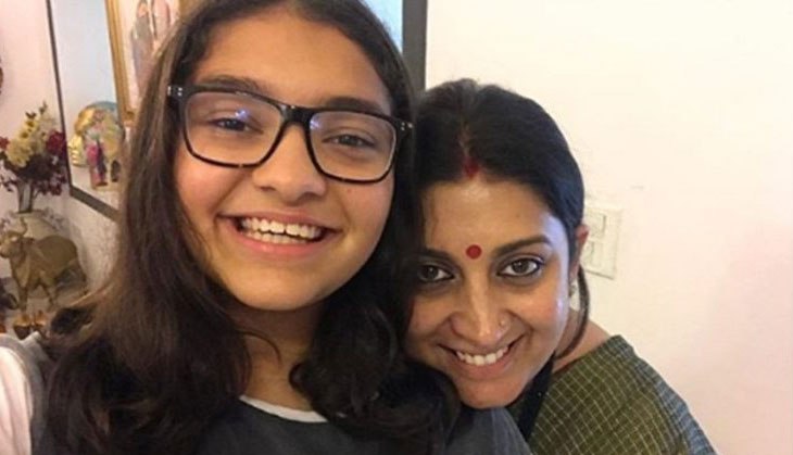 CBSE Class 10th Result 2019: Here's how Smriti Irani reacts after her daughter scores 82% in Board exams