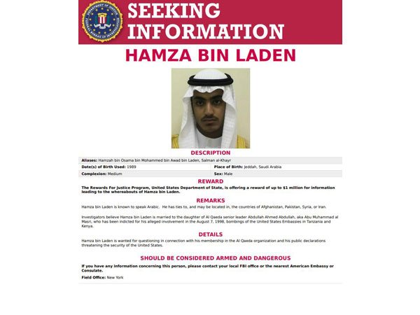 FBI adds Osama bin Laden's son to its 'seeking more information list'