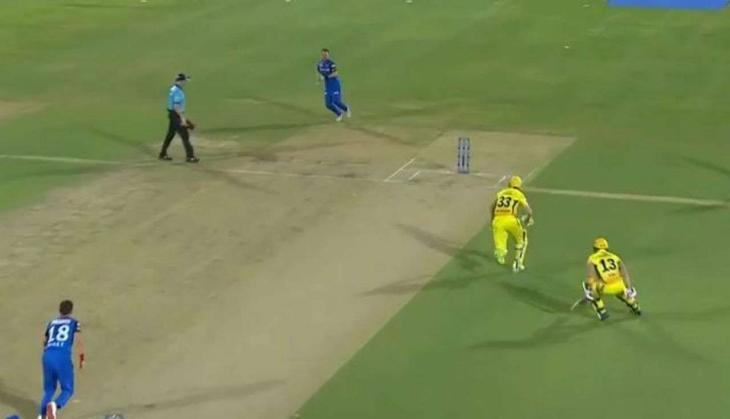 DC miss Run out chance against CSK